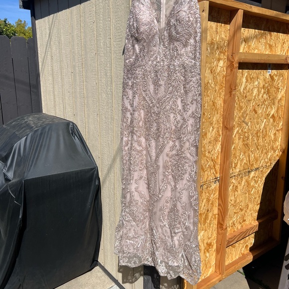 Cinderella Dresses & Skirts - Elegant Silver Sequin Gown